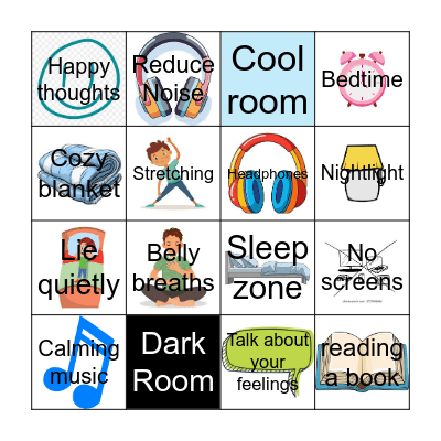 SLEEP Bingo Card