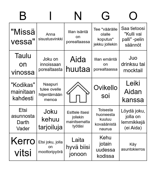 Tuparibingo! Bingo Card