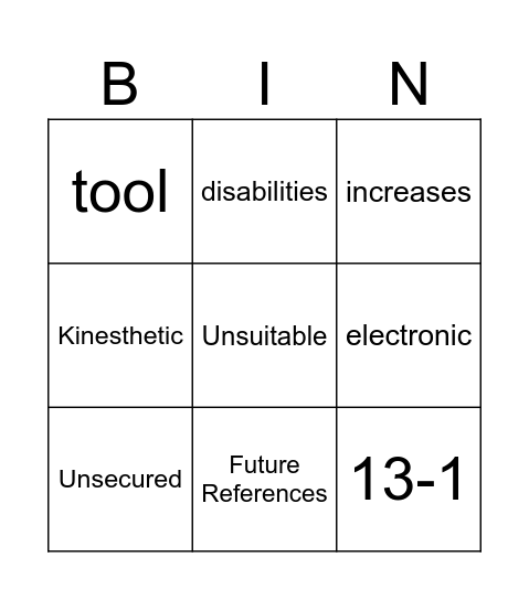 Teaching and Education Bingo Card
