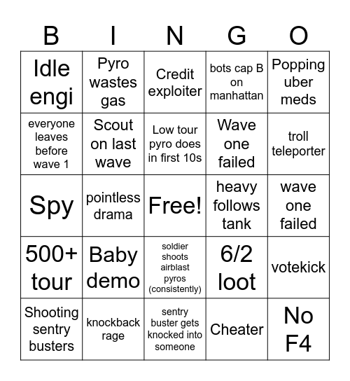 MVM BINGO Card