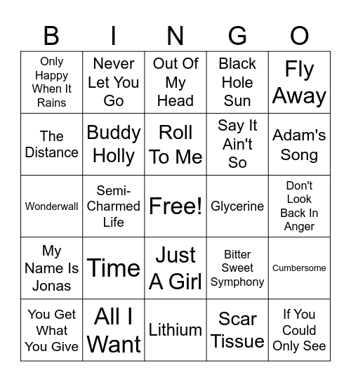 52MB Round 3 Bingo Card