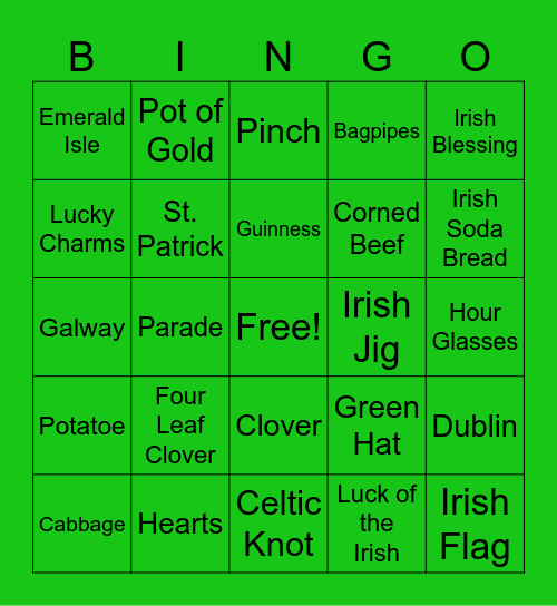 Lucky Bingo Card