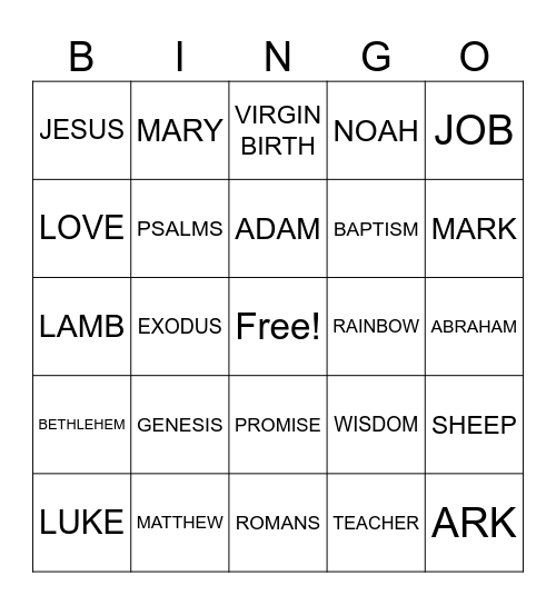 55 & Cruzin Bingo Card