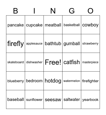 spelling week 26- araiza Bingo Card
