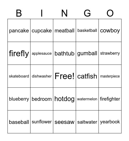spelling week 26- araiza Bingo Card