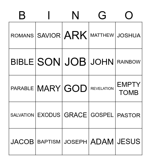 55 & CRUZIN BINGO Card
