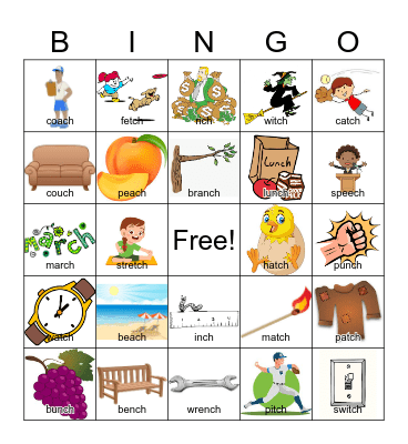 Final CH Bingo Card