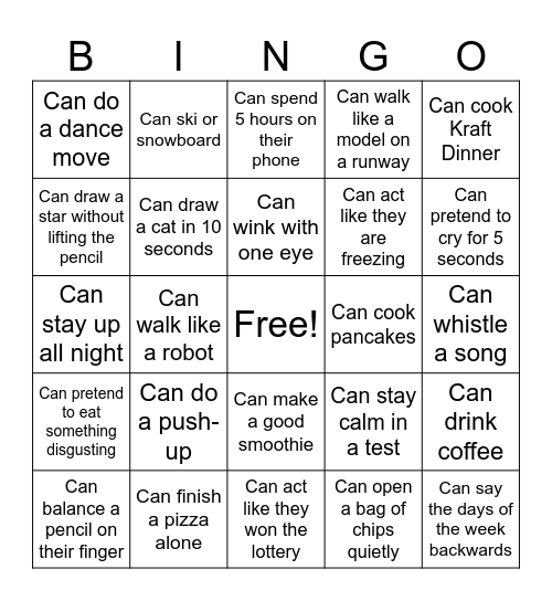 Can Bingo Card