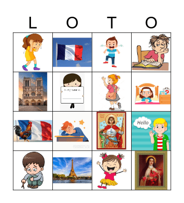 Loto! Bingo Card