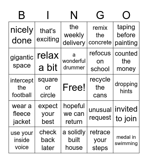Quarter 3 Decoding Bingo Card