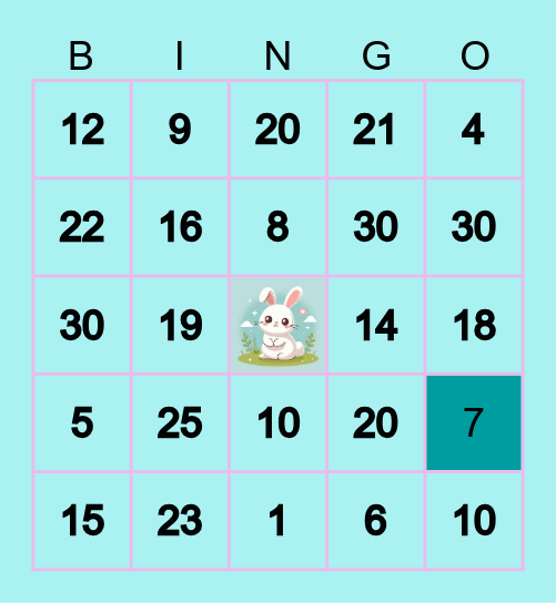 SPRING BINGO Card