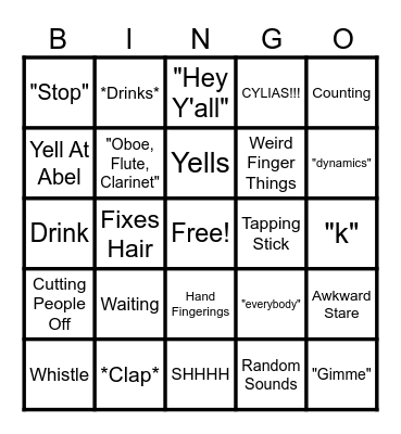 Mr.Kerley Bingo Card