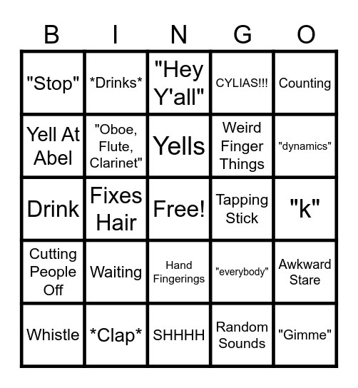 Mr.Kerley Bingo Card