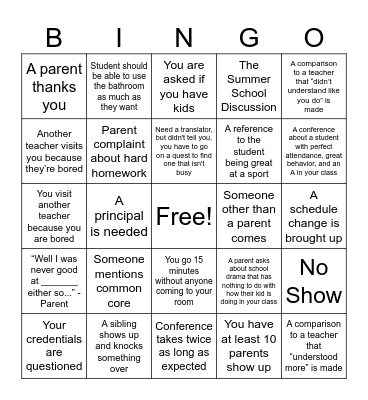 PTC Bingo #1 Bingo Card