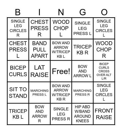 STGF FRIDAY THE 13TH!!! TUBULAR!! Bingo Card
