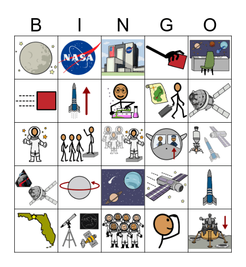 Artemis II Bingo Card