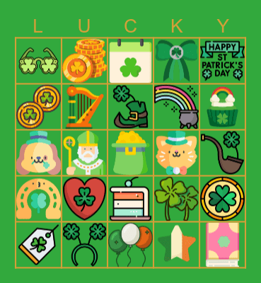 Lucky Duck Bingo Card