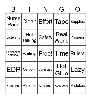 Syllabus Bingo Card