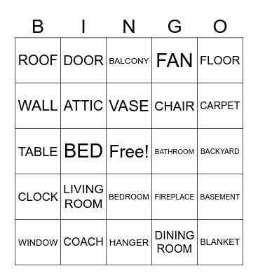 HOUSE Bingo Card