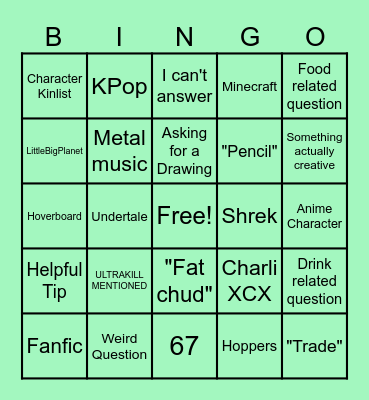 youraislopboresme Bingo Card