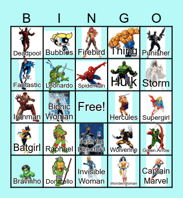 Bingo kalleb Bingo Card