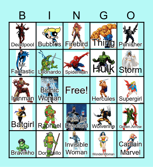 Bingo kalleb Bingo Card