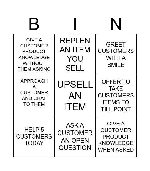 Megans Bingo WK 1 Bingo Card