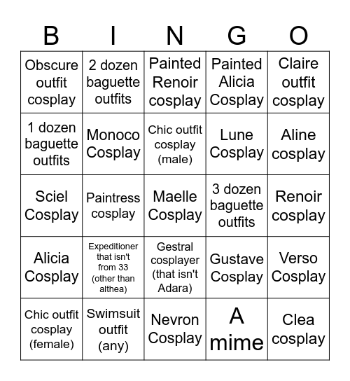 Game Expo Bingo Expedition Edition Bingo Card