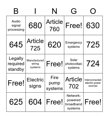 Lessons 232-234 Quiz Bingo Card