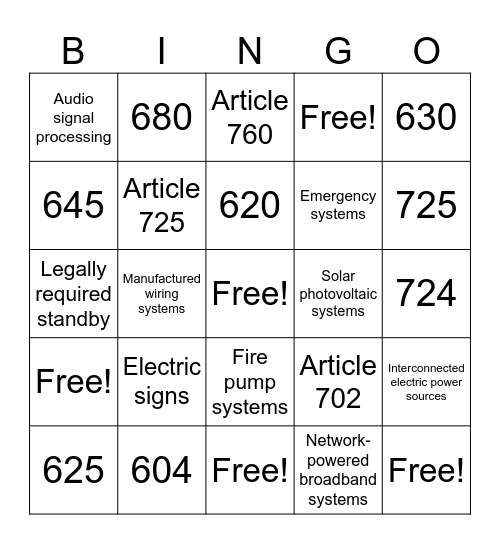 Lessons 232-234 Quiz Bingo Card