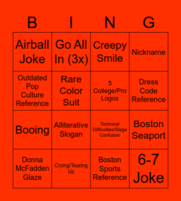 DECA SCDC 2026 Bingo Card