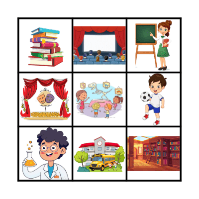 Places Bingo Card