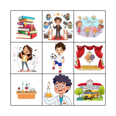 Places Bingo Card