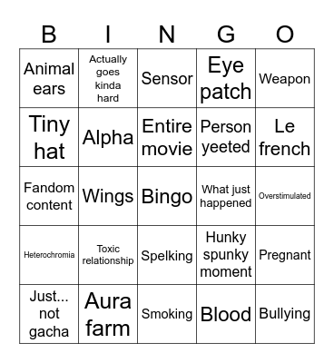 Gacha bingo Card