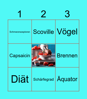 Chili Bingo Card