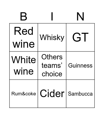 London Pub Crawl 26 Bingo Card