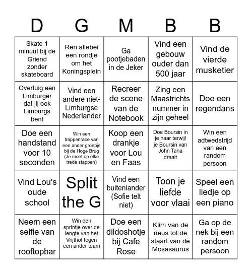 De Grote Mestreech BesturenBingo Card