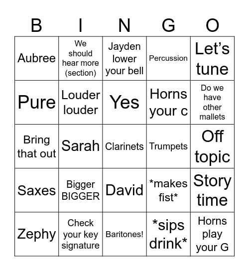 What will Pyter say Bingo Card