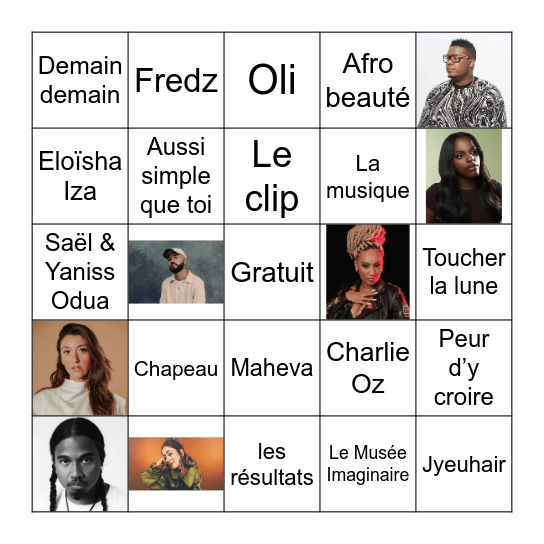 Manie Musicale 26 Bingo Card