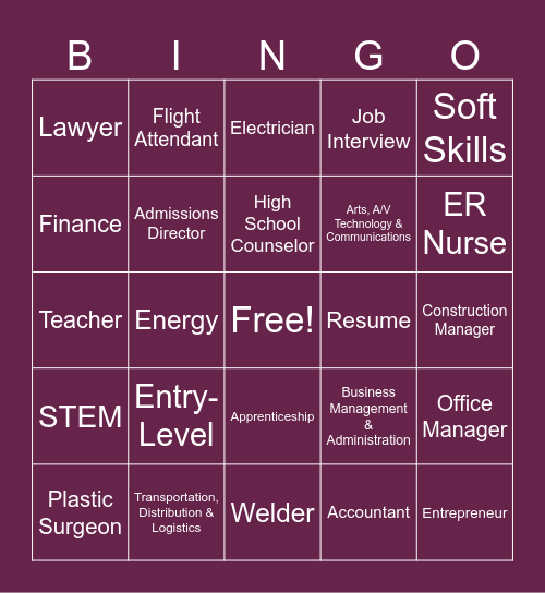 Dollars & Sense Bingo - Game 2 Bingo Card