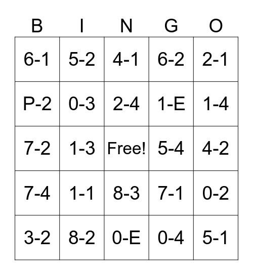 Ultrakill bingo Card