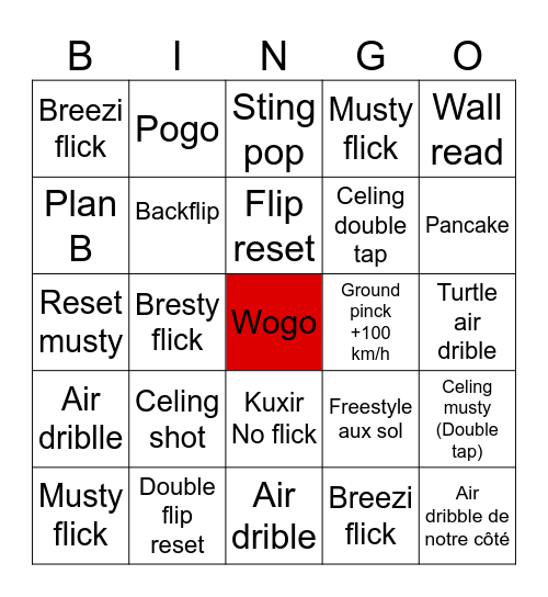 Bingo freestyle Bingo Card