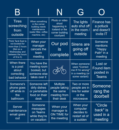 IT Bingo V11 Bingo Card