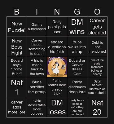 The Devil's Due S2 E5 | Light and Darkness Bingo Card