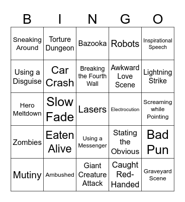 BingoFlix: High School Musical Bingo Card
