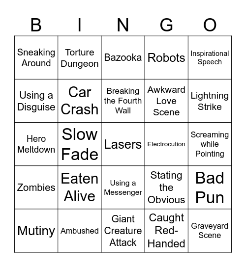 BingoFlix: High School Musical Bingo Card