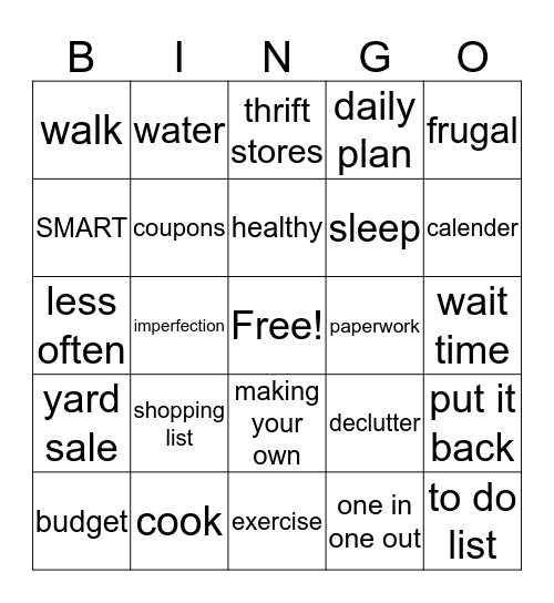 Taylor Bingo Card