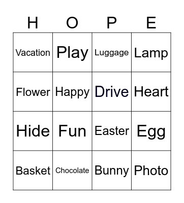 Bingo win or loose have fun Bingo Card
