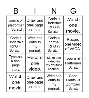 SPRING BREAK CHEEVOS Bingo Card