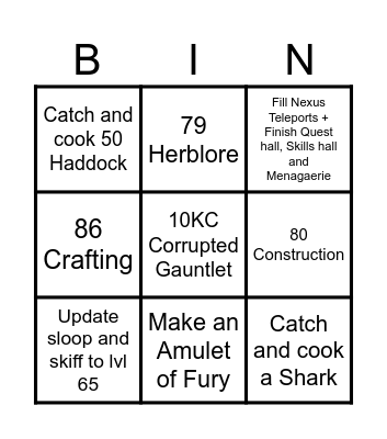 Decubital Progression #10 Bingo Card